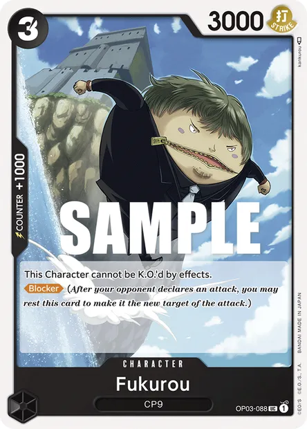 Fukurou, carte One Piece OP03-088 — extension PILLARS OF STRENGTH