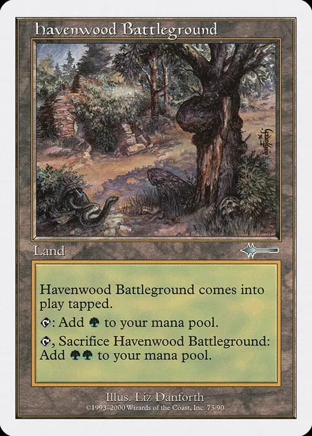 Havenwood Battleground, Magic card BTD 73 — Beatdown Box Set set