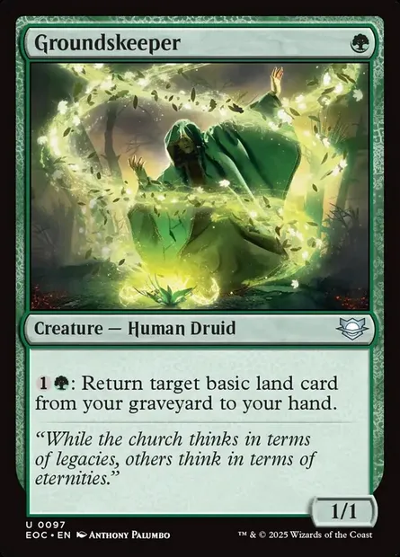 Groundskeeper, Magic card EOC 97 — Edge of Eternities Commander set