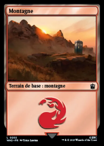 Montagne, carte Magic WHO 202 — extension Doctor Who