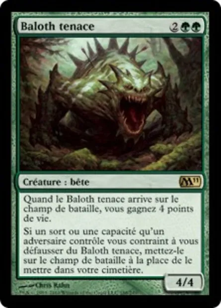 Baloth tenace, carte Magic M11 188 — extension Magic 2011
