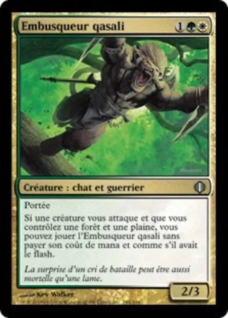 Embusqueur qasali, carte Magic ALA 184 — extension Les éclats d'Alara