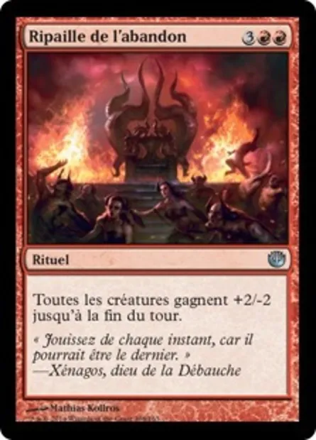 Ripaille de l'abandon, carte Magic JOU 108 — extension Incursion dans Nyx