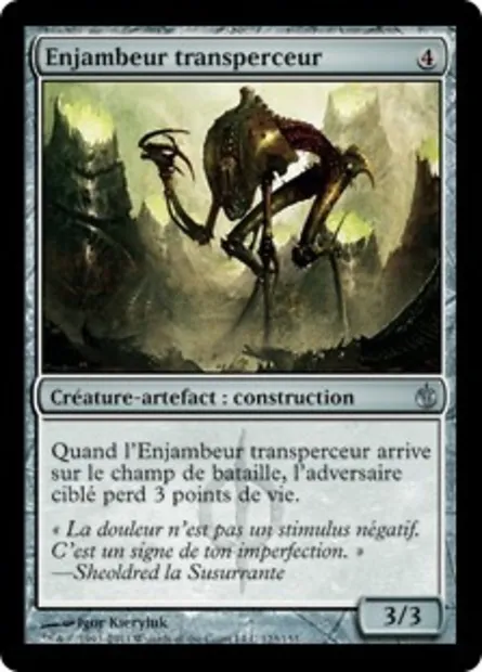 Enjambeur transperceur, carte Magic MBS 123 — extension Mirrodin assiégé