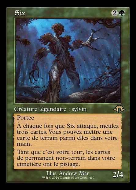 Six, carte Magic MH3 430 — extension Modern Horizons 3