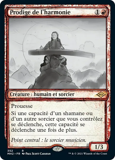 Prodige de l'harmonie, carte Magic MH2 352 — extension Horizons du Modern 2