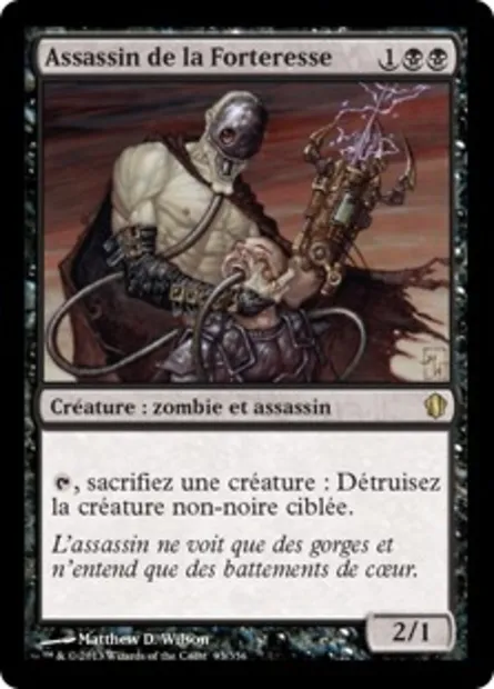 Assassin de la Forteresse, carte Magic C13 93 — extension Commander 2013