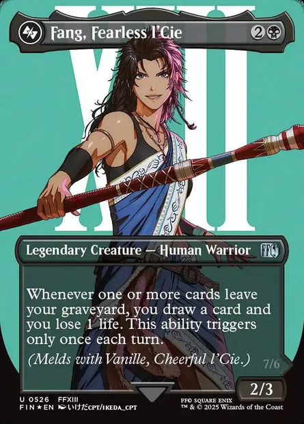 Fang, Fearless l'Cie, Magic card FIN 526 — Final Fantasy set