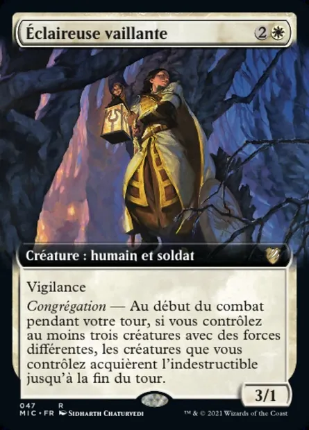 Éclaireuse vaillante, carte Magic MIC 47 — extension Midnight Hunt Commander