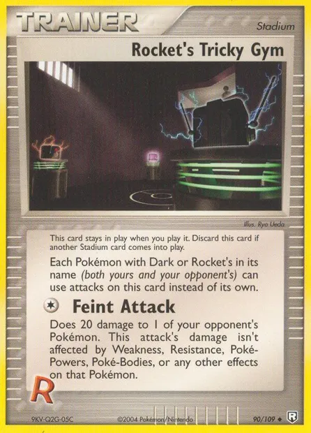 Rocket's Tricky Gym, carte Pokémon TRR 90 — extension Team Rocket Returns