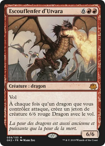Escouflenfer d'Utvara, carte Magic GK2 59 — extension RNA Guild Kit