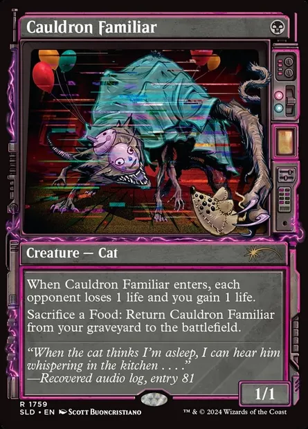 Cauldron Familiar, Magic card SLD 1759 — Secret Lair Drop set