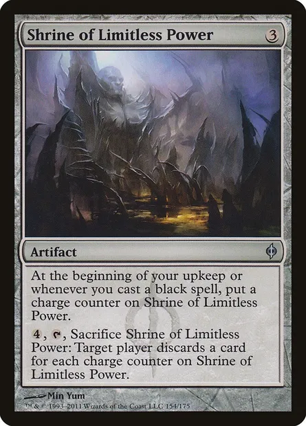 Shrine of Limitless Power, Magic card NPH 154 — New Phyrexia set