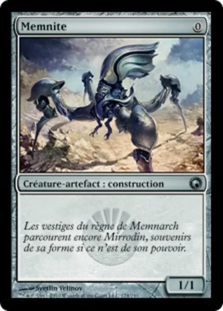 Memnite, carte Magic SOM 174 — extension Cicatrices de Mirrodin