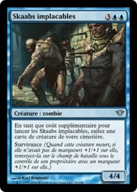Skaabs implacables, carte Magic DKA 45 — extension Obscure Ascension
