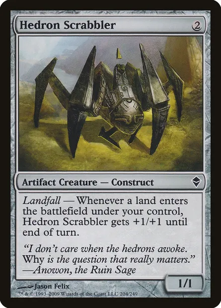Hedron Scrabbler, Magic card ZEN 204 — Zendikar set