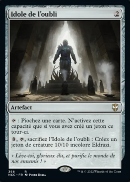 Idole de l'oubli, carte Magic NCC 368 — extension New Capenna Commander