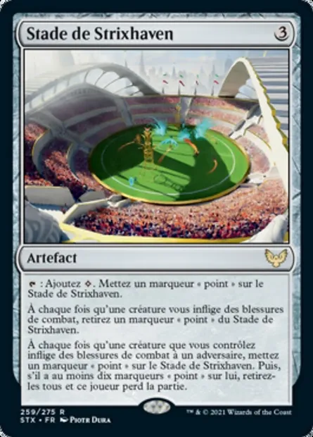 Stade de Strixhaven, carte Magic STX 259 — extension Strixhaven: l'Académie des Mages