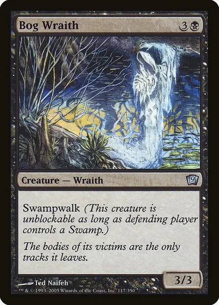 Apparition des marécages, carte Magic 9ED 117★ — extension Neuvième Edition