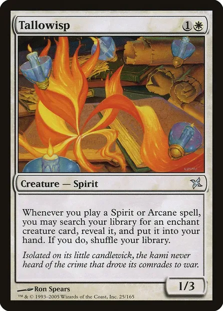 Tallowisp, Magic card BOK 25 — Betrayers of Kamigawa set