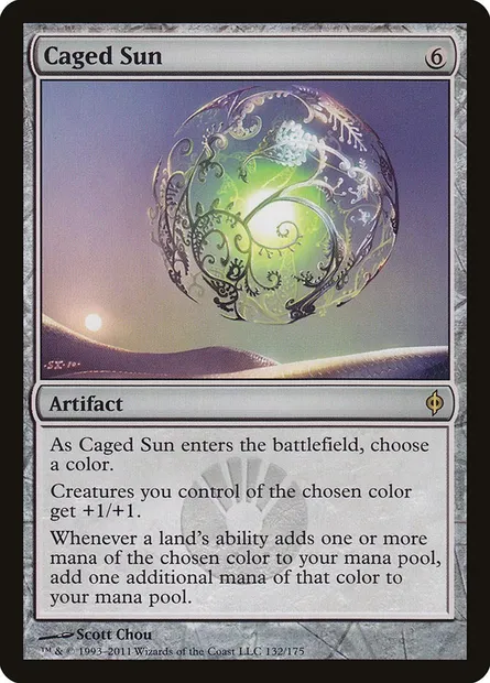 Caged Sun, Magic card NPH 132 — New Phyrexia set