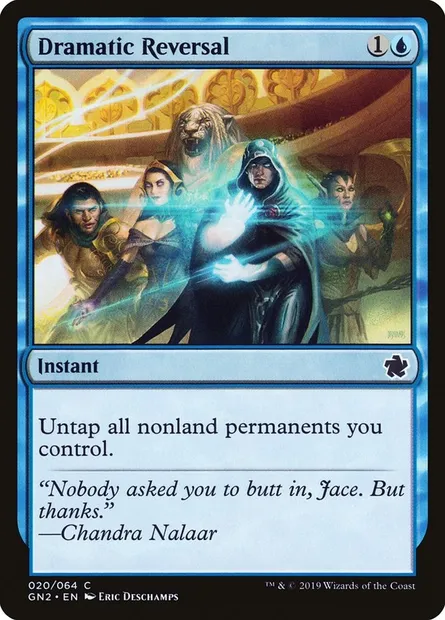 Dramatic Reversal, Magic card GN2 20 — Game Night 2019 set