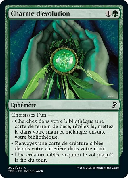 Charme d'évolution, carte Magic TSR 202 — extension Spirale Temporelle Remastered