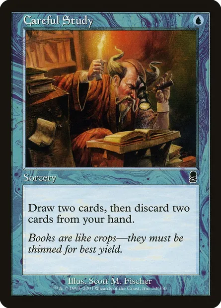 Careful Study, Magic card ODY 70 — Odyssey set