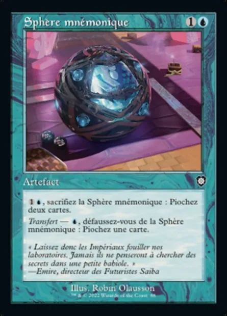Sphère mnémonique, carte Magic BRC 88 — extension The Brothers' War Commander