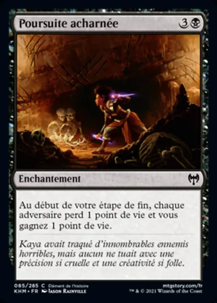 Poursuite acharnée, carte Magic KHM 85 — extension Kaldheim