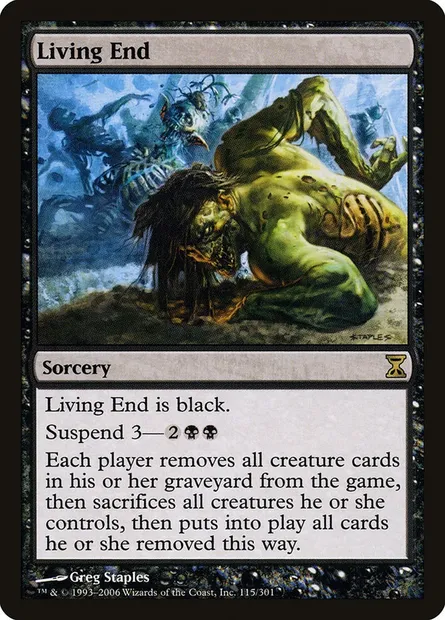 Living End, Magic card TSP 115 — Time Spiral set