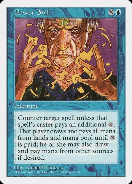 Power Sink, Magic card 5ED 111 — Fifth Edition set