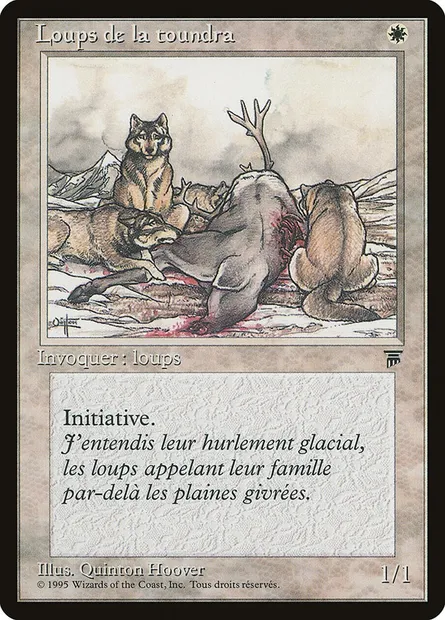 Tundra Wolves, Magic card REN 21 — Renaissance set