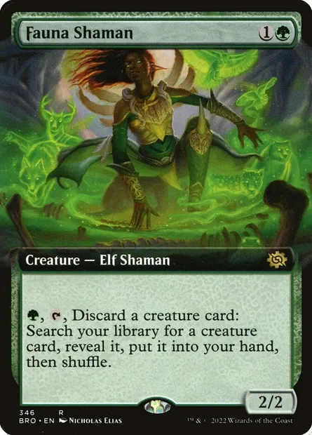 Fauna Shaman, Magic card BRO 346 — The Brothers' War set