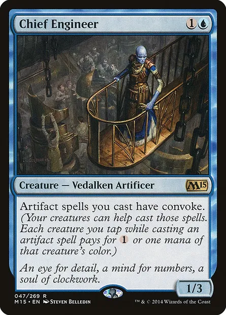 Chief Engineer, Magic card M15 47 — Magic 2015 set