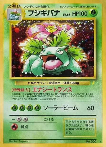 Venusaur Lv.67, carte Pokémon UNP ct203124 — extension Unnumbered Promos
