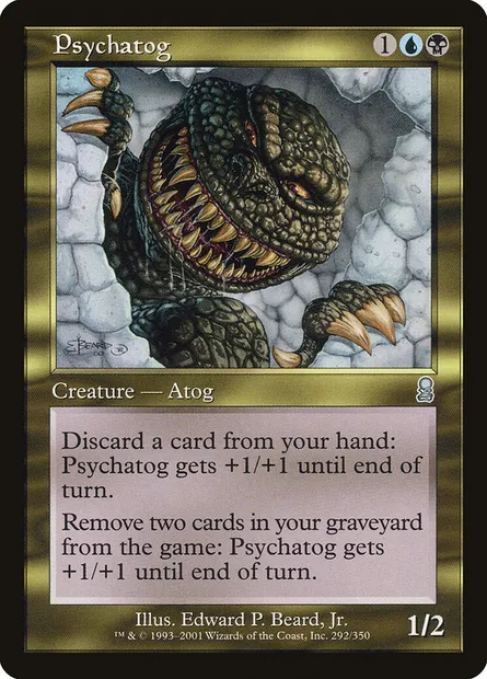 Psychatog, carte Magic ODY 292 — extension Odyssée