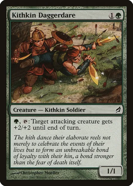 Kithkin Daggerdare, Magic card LRW 223 — Lorwyn set