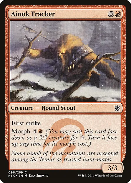 Ainok Tracker, Magic card KTK 96 — Khans of Tarkir set