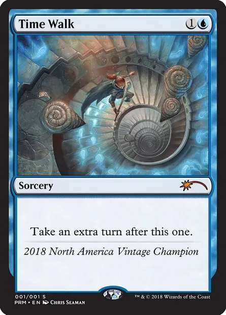 Time Walk, carte Magic OVNT 2018NA — extension Vintage Championship