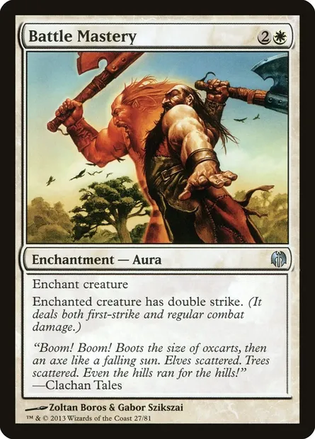 Battle Mastery, Magic card DDL 27 — Duel Decks: Heroes vs. Monsters set