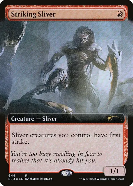 Striking Sliver, Magic card SLD 644 — Secret Lair Drop set