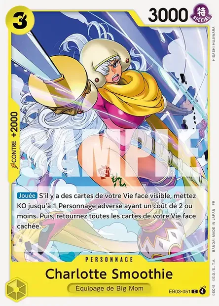 Charlotte Smoothie, carte One Piece EB03-051 — extension ONE PIECE HEROINES EDITION