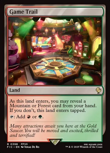 Game Trail, Magic card FIC 398 — Final Fantasy Commander set