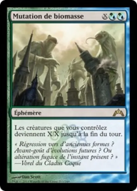 Mutation de biomasse, carte Magic GTC 213 — extension Insurrection