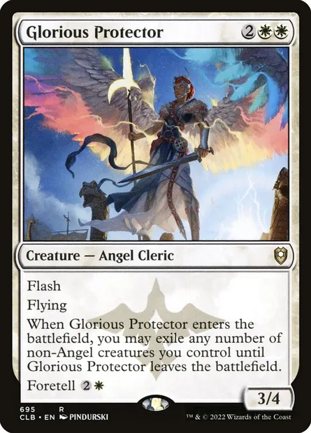 Glorious Protector, Magic card CLB 695 — Commander Legends: Battle for Baldur's Gate set