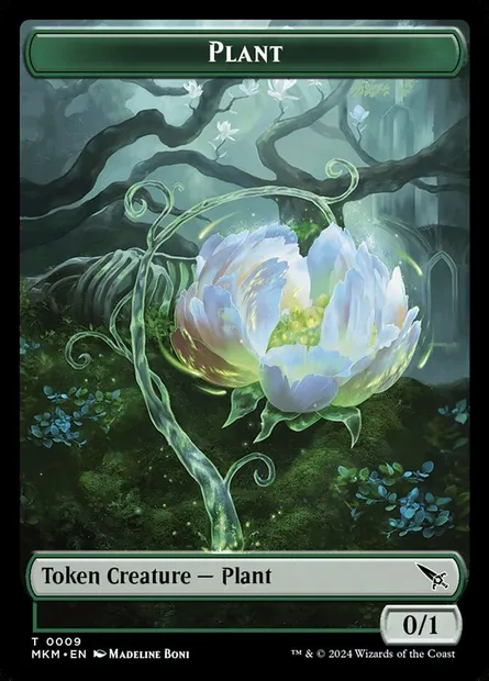 Plant, Magic card TMKM 9 — Murders at Karlov Manor Tokens set