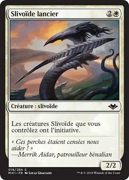 Slivoïde lancier, carte Magic MH1 18 — extension Horizons du Modern