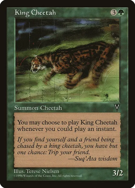 King Cheetah, Magic card MGB 10 — Multiverse Gift Box set