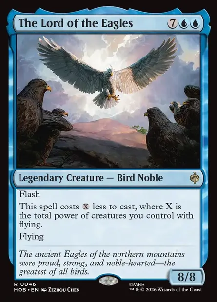 The Lord of the Eagles, Magic card HOB 46 — The Hobbit set